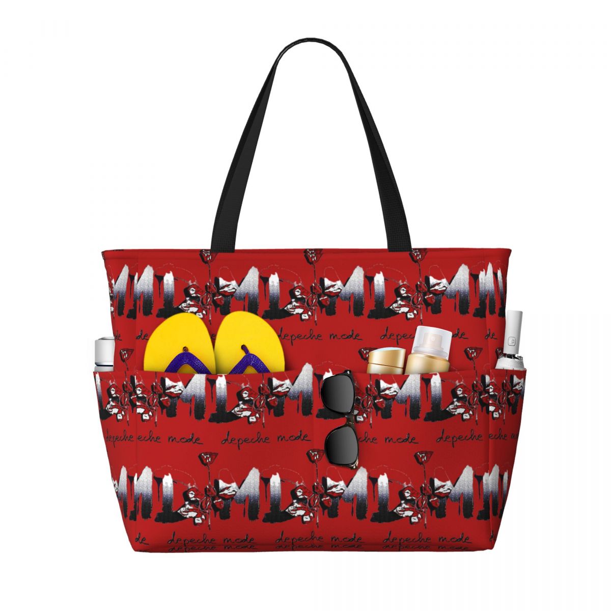 Yoga Fitness Music - Depeche Cool Mode Music Violator Strandtasche,