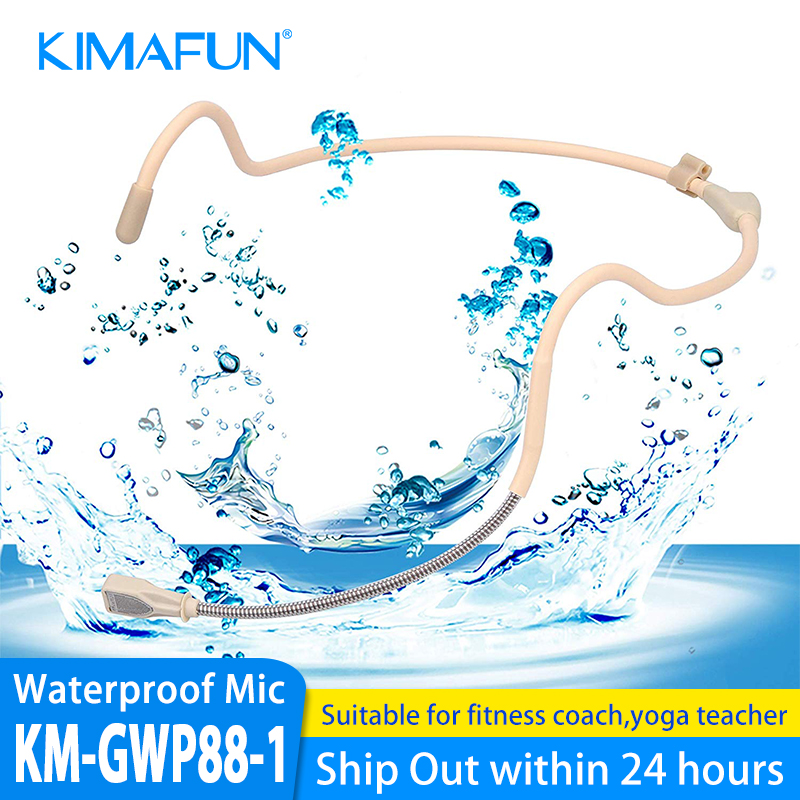 Yoga Fitness Class - KIMAFUN 2.4G Wireless Headset Wasserdichtes Mikrofonsystem,