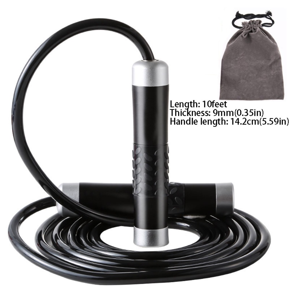 Speed Skipping Rope - Aluminiumlegierungs-Springseil mit Gewichten, 300 cm Länge,