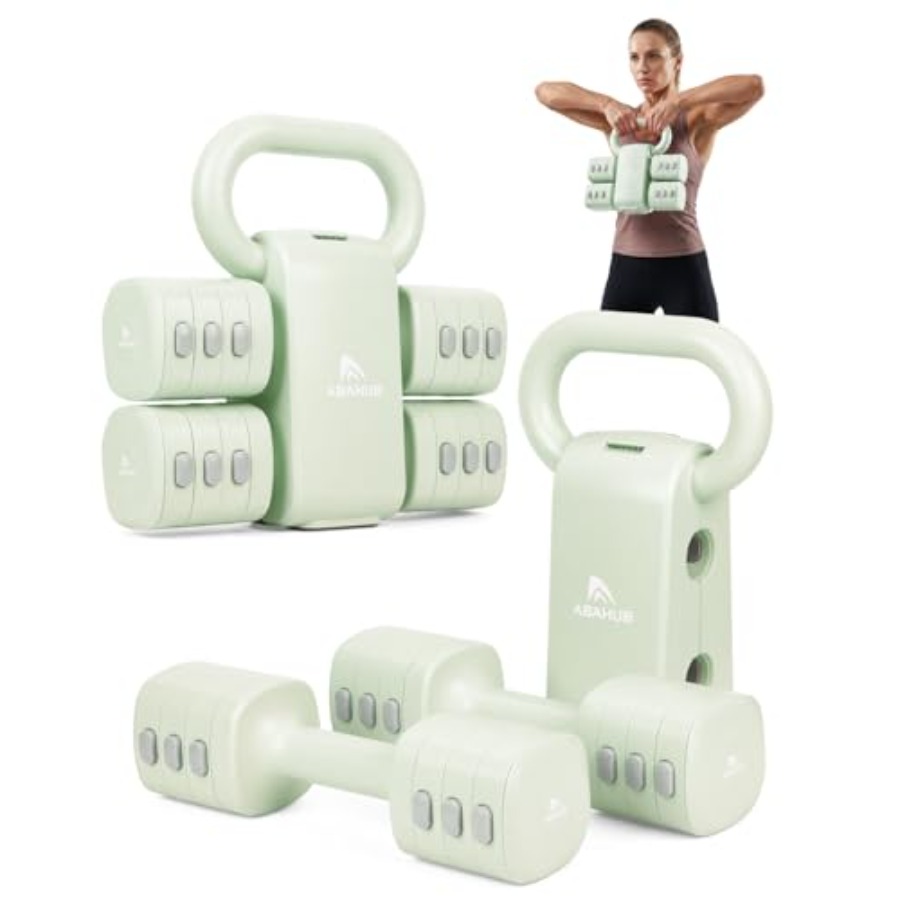 Kettlebell - Hantelset für das Home-Gym: 4-in-1 verstellbare