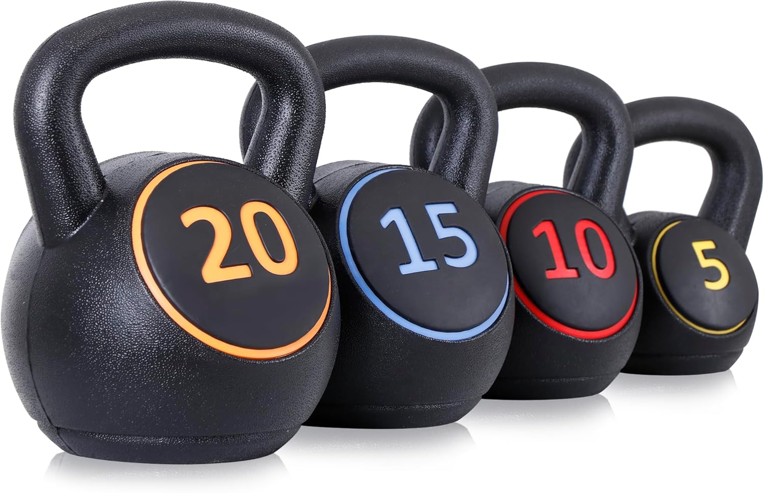 Kettlebell - Heim-HIIT-Workout 4-teiliges Kettlebell-Gewichtsset, Farbe nicht angegeben,