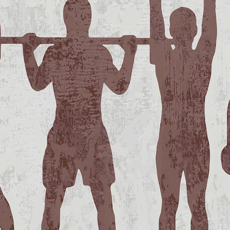 Maßgefertigte Moderne Sport-Mu – Yoga Fitness Wallpaper Bewertung und Preis