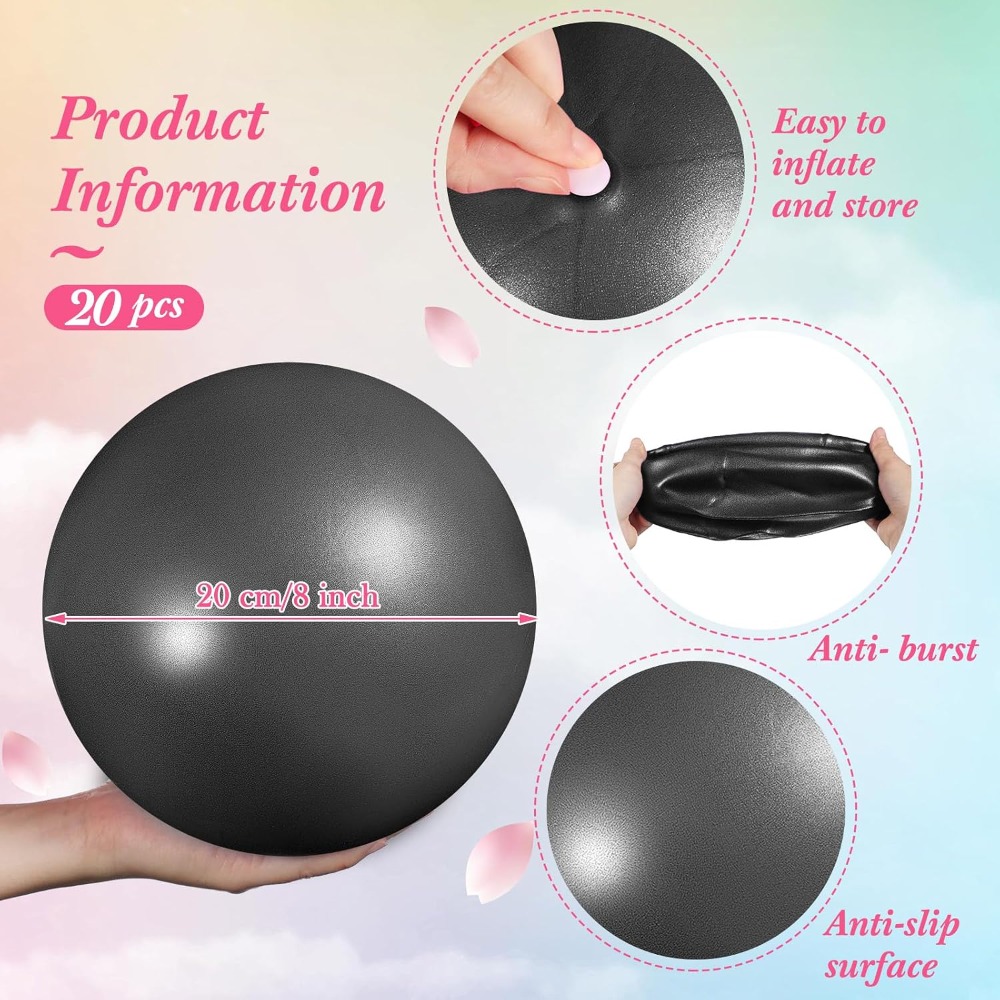 20 Stück 9 Zoll Mini-Yogabälle – Yoga Fitness Class Bewertung und Preis