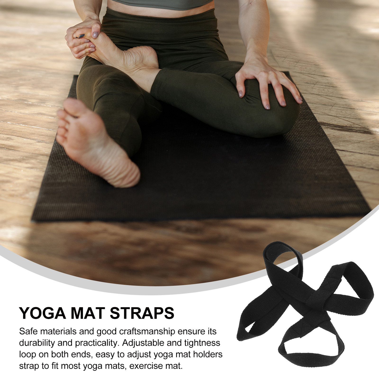 2 Stück Yoga-Matten-Tragegurt, – Yoga Fitness Class Bewertung und Preis