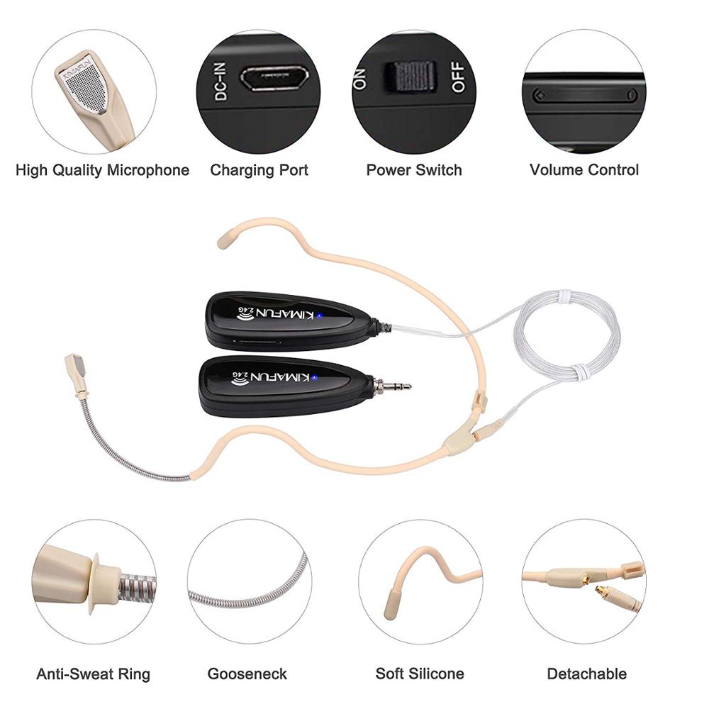 KIMAFUN 2.4G Wireless Headset  – Yoga Fitness Class Bewertung und Preis