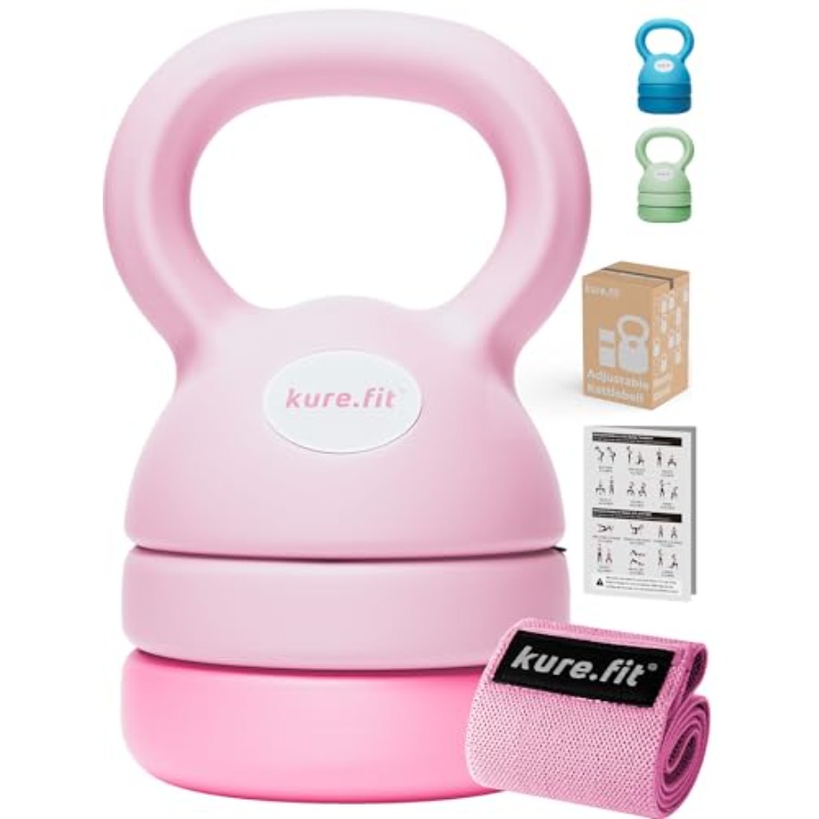 Heim-Pilates-Set Rosa Verstell – Kettlebell Bewertung und Preis