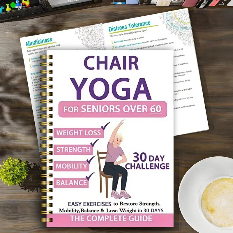 Yoga-Übungsheft für Senioren,  – Yoga Fitness Journal Bewertung und Preis