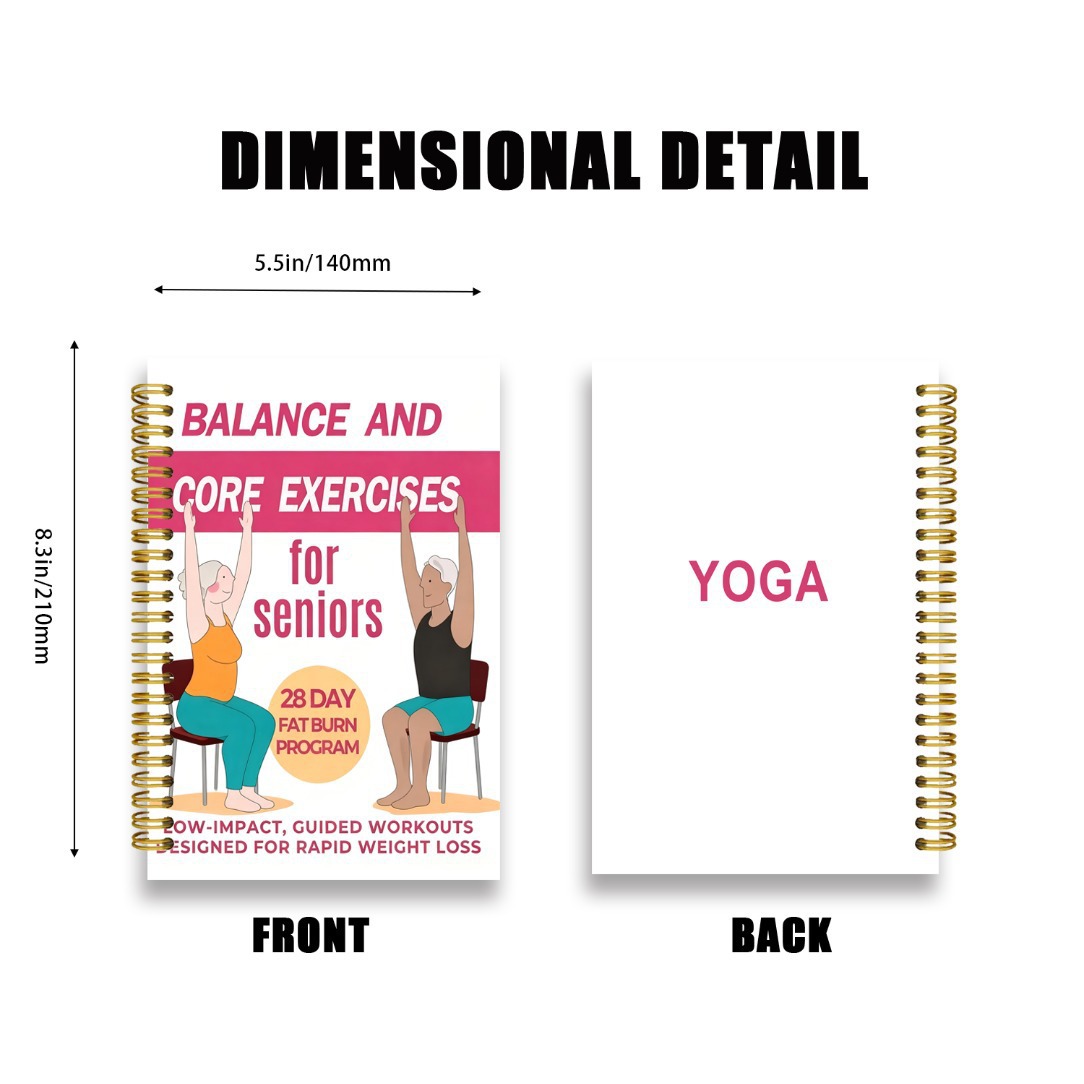 Stuhl-Yoga-Übungsheft für Seni – Yoga Fitness Journal Bewertung und Preis