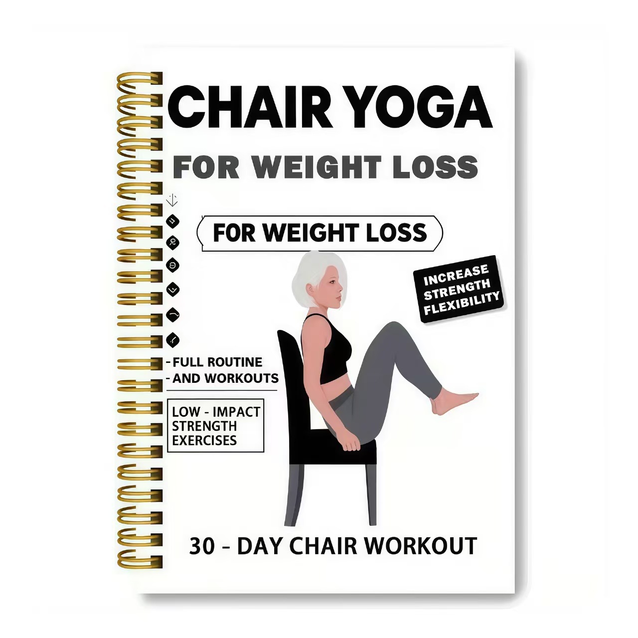 Stuhl-Yoga-Übungsheft für Seni – Yoga Fitness Journal Bewertung und Preis