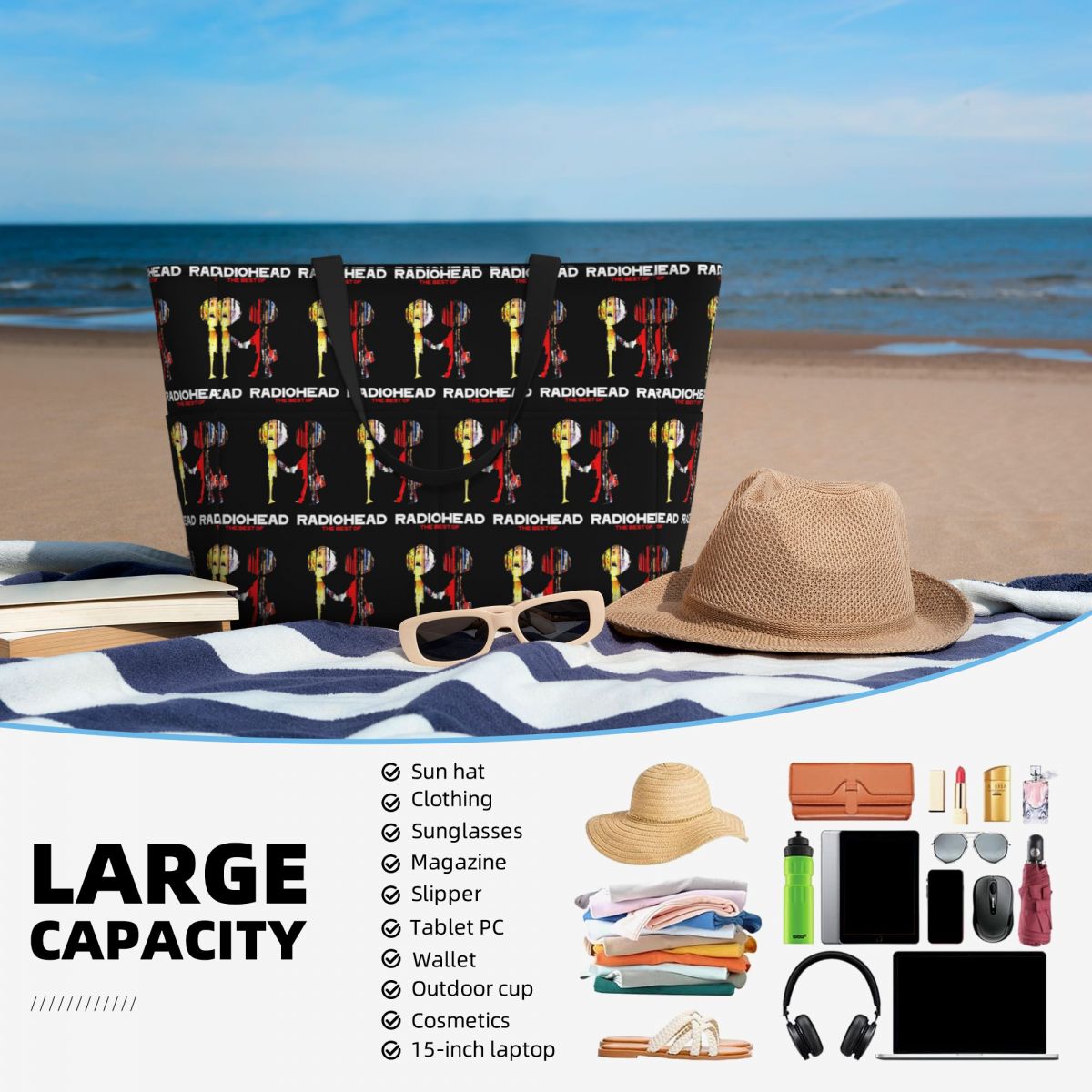 Radiohead Band Music Beach Tot – Yoga Fitness Music Bewertung und Preis